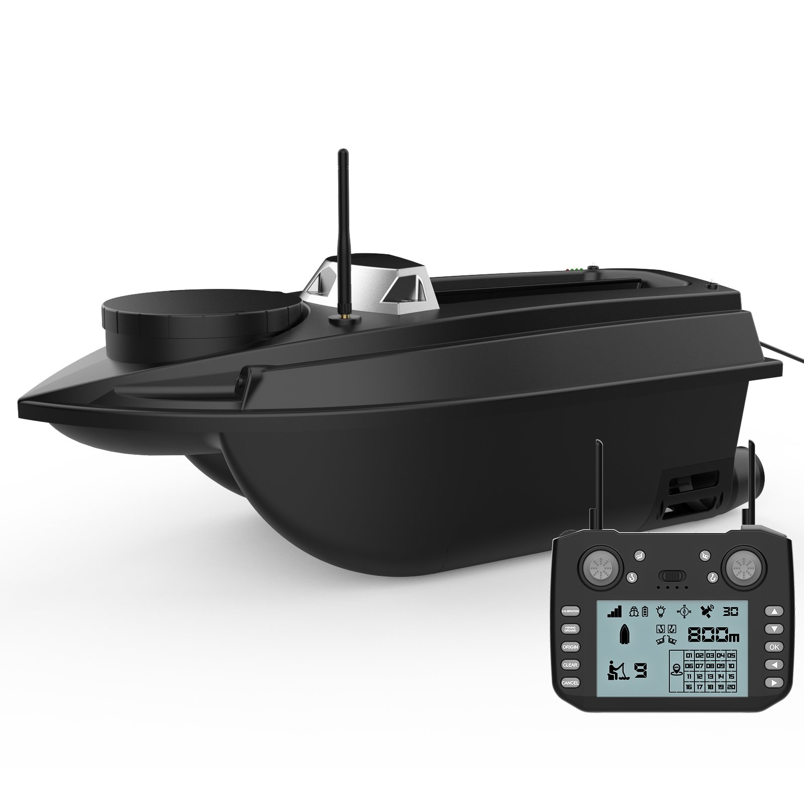Flytec V030 180 Anchor Points 12V High Speed GPS RC Bait Boat With Sonar Fishfinder Trawling Nest Carp Fishing Boat