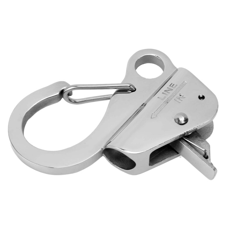 Boat Anchor Hook Sliding Hook Quick Release Stainless Steel Boat Anchor Hook Clips for 3/8'' - 5/8'' Rope