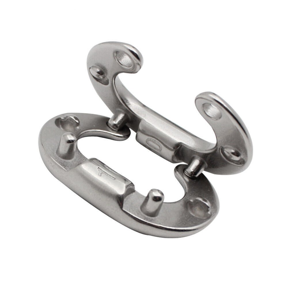 Marine Grade Rivet Link Buckle Quick Connect Ring Chain Rope Connector Chain Clip