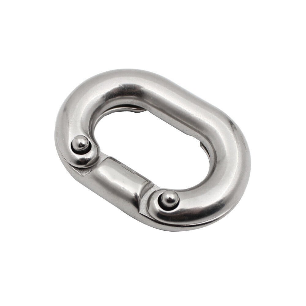 Marine Grade Rivet Link Buckle Quick Connect Ring Chain Rope Connector Chain Clip