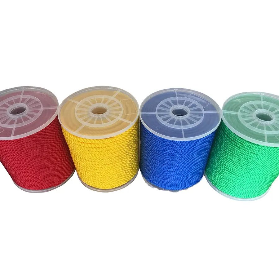 Factory Supply Plastic Polypropylene Multifilament Nylon Polyester Twine Twisted PE Twine PP Rope for Marine Fishing Net