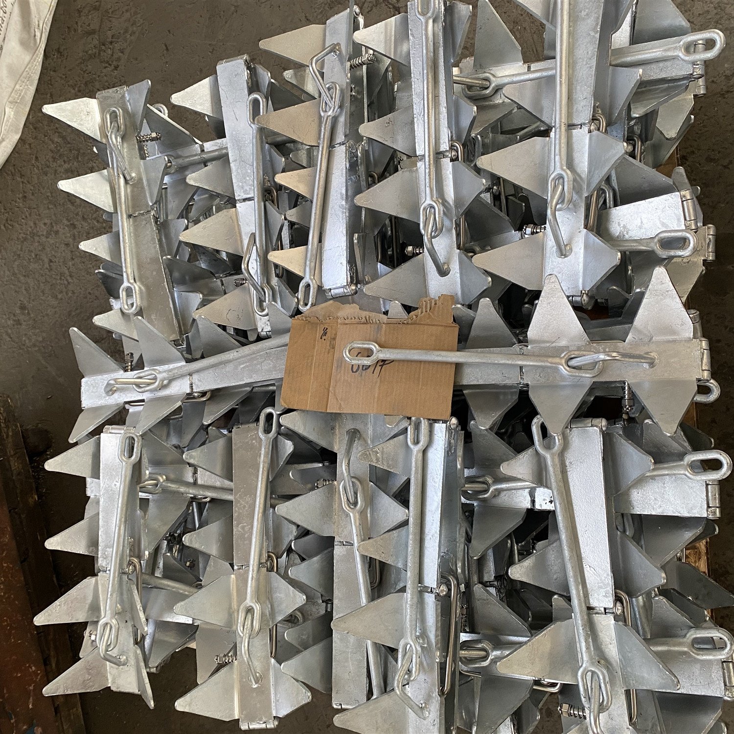 Folding Box Anchor (square) Slide Stowaway Marine Anchor for Yacht Boat Accessories