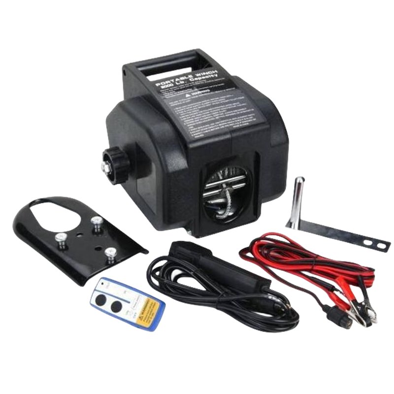 12 Volt Boat Winch 2000 Lbs 12v Electric Winch for Electric Boat Winch