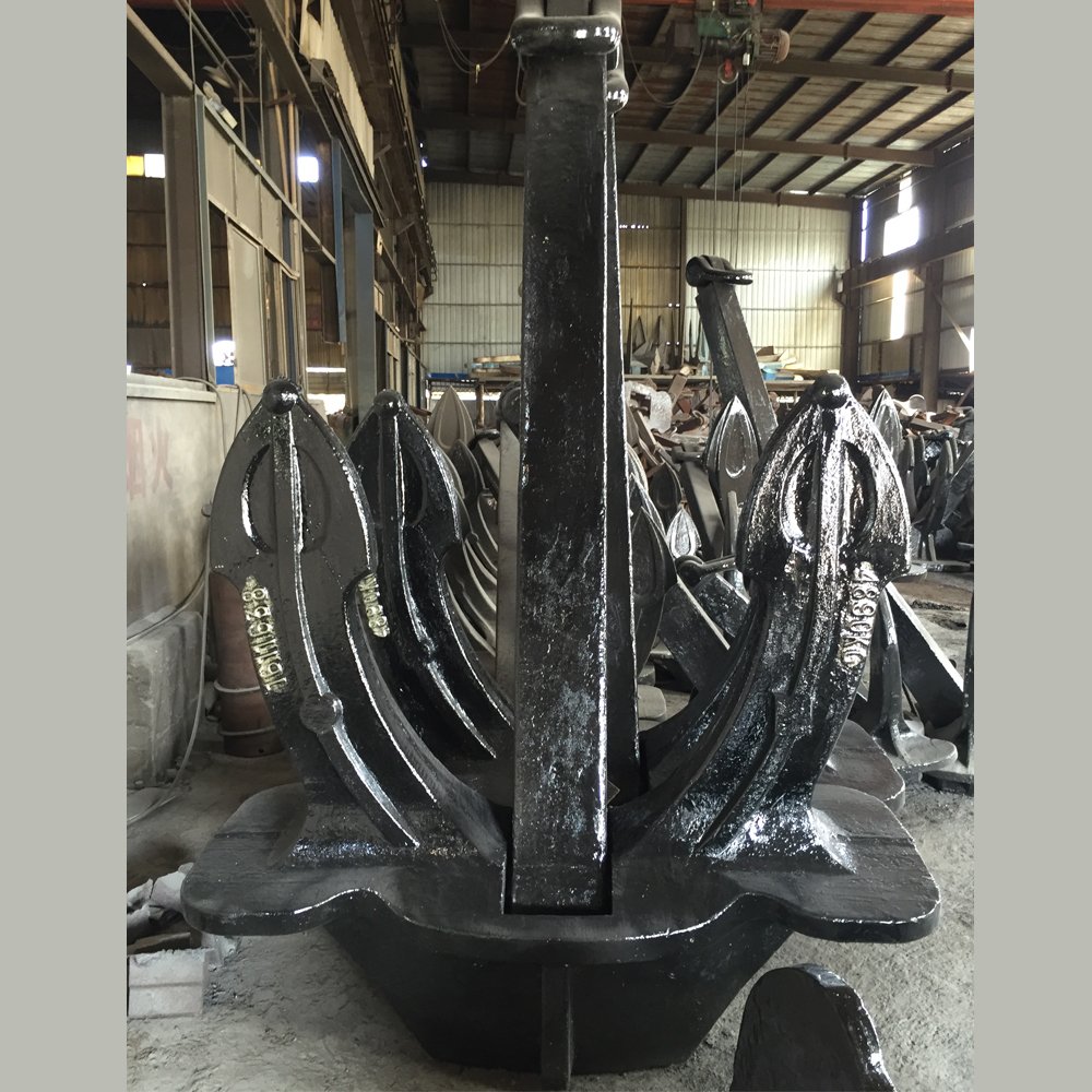 High Quality Marine JIS Type Stockless Casting Anchor for Ships and Vessels for Boats