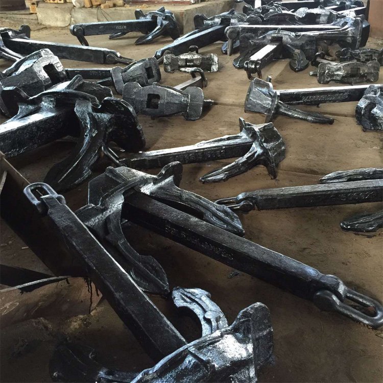 High Quality Marine JIS Type Stockless Casting Anchor for Ships and Vessels for Boats