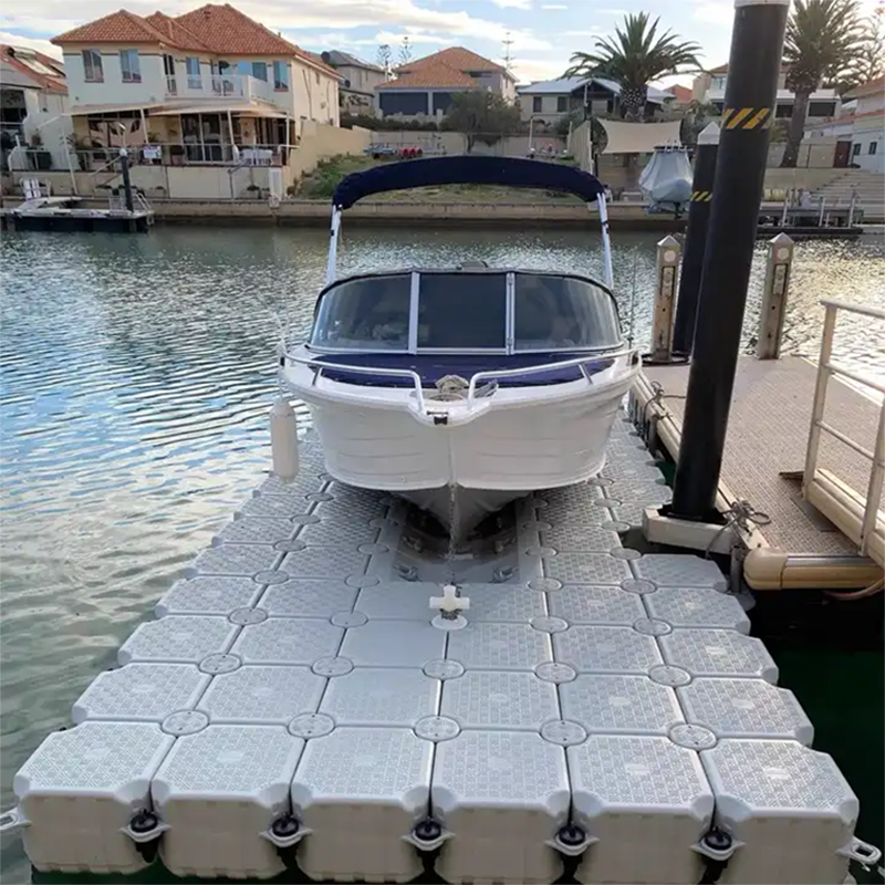 Popular Sale Plastic Modular Floating Dock Jetski Pontoon Cubes Floating Dock Platform Bridge