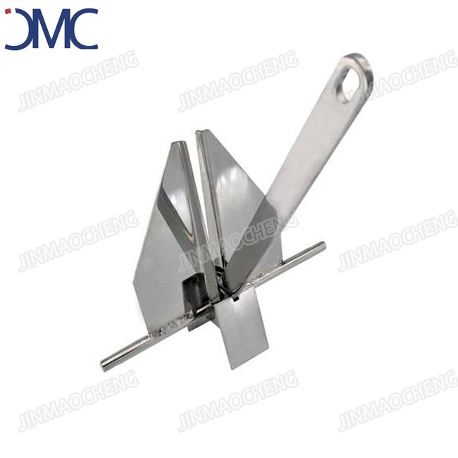 Boat Accessories Marine 316 Stainless Steel Boat Anchor Series Mirror Polished Danforth Anchor