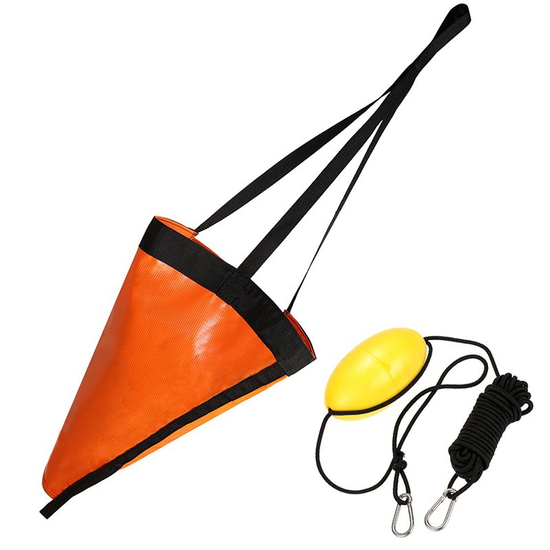 Premium Marine Sea Anchor Drogue Drift Sock Sea Anchor Drogue with 30ft Kayak Tow Rope Line Buoy Ball Float Sea Brake System