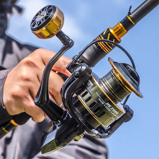 Wholesale All Metal Fishing Wheel Spinning Wheel Anchor Fishing Wheel Fishing Tackle