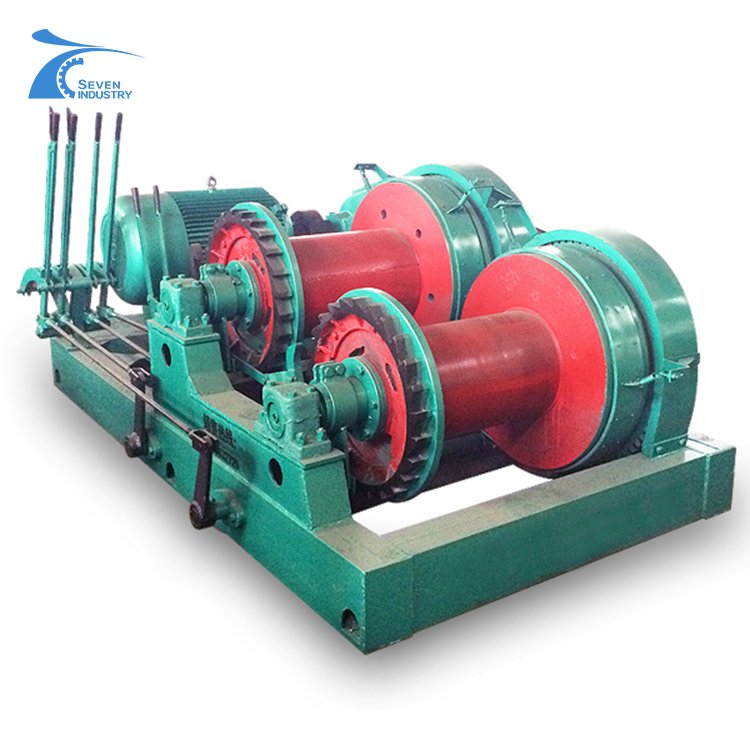 Hydraulic Winch 20 Ton Drum Anchor Cable Pulling Winch Machine