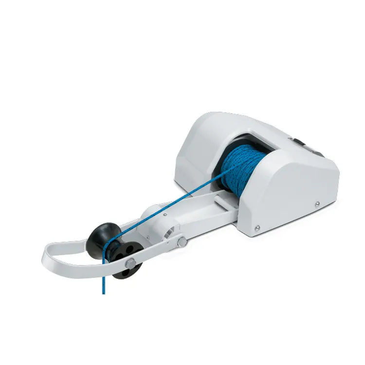 12V Electric Single Marine Winch Boat Anchor Winch With Wire Rope Sling for Lifting for Boating