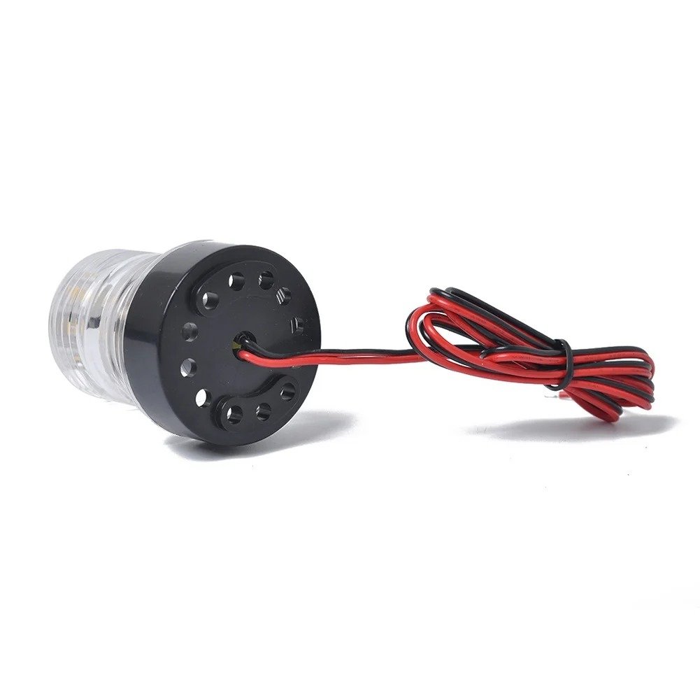360 Degree All-round Marine Boat Yacht Signal Anchor Lamp Waterproof 12V-24V 33 LED Navigation Light for Pontoon Skiff