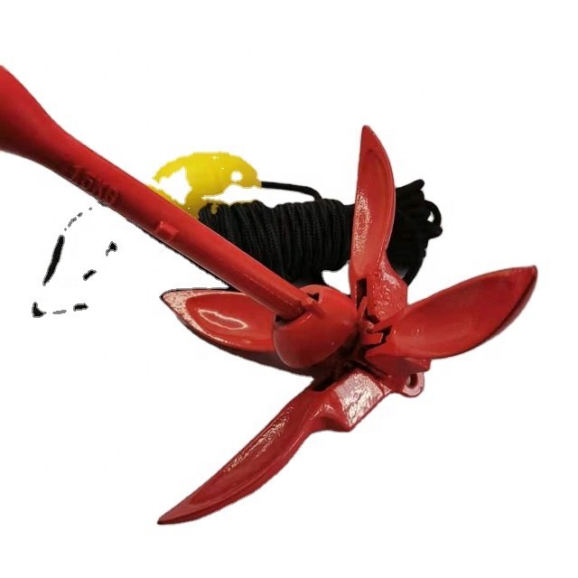 Investment Casting Marine Folding Grapnel Kayak Anchor Kit Stainless