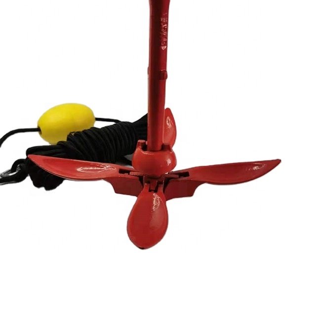 Investment Casting Marine Folding Grapnel Kayak Anchor Kit Stainless