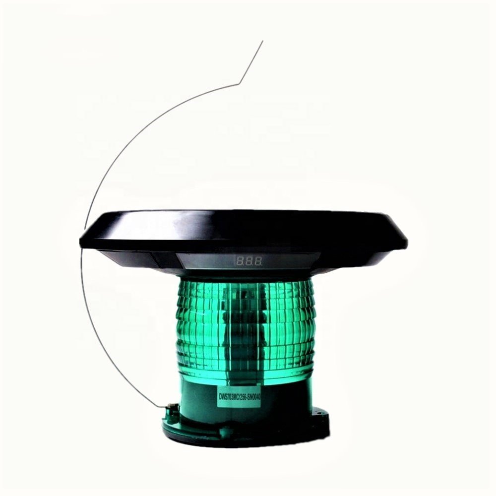 Low Price 6NM Barge COLREGS Signal Lighting Supplier Solar Powered Led Boat Navigation Light