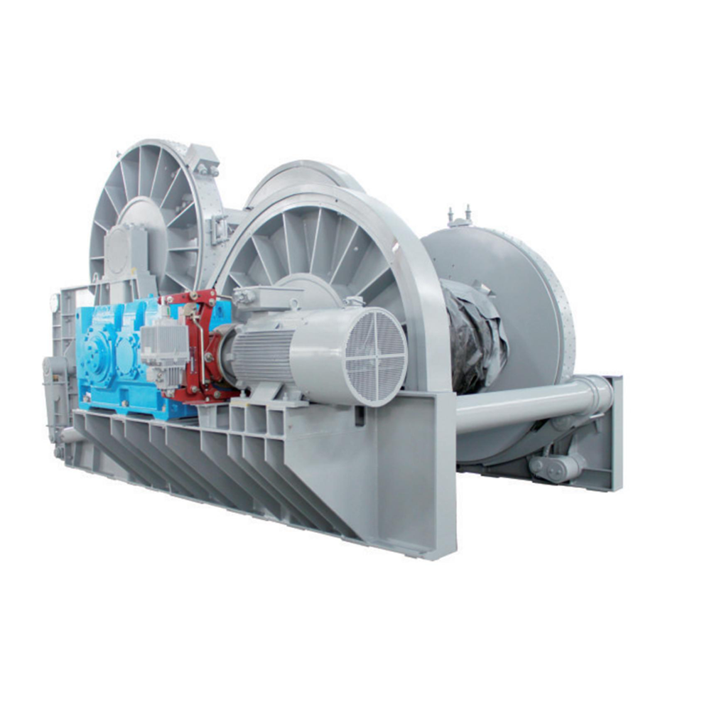 Electric or Hydraulic Drive Towing Winch With Steel Wire Drumabandon and Recovery Winches