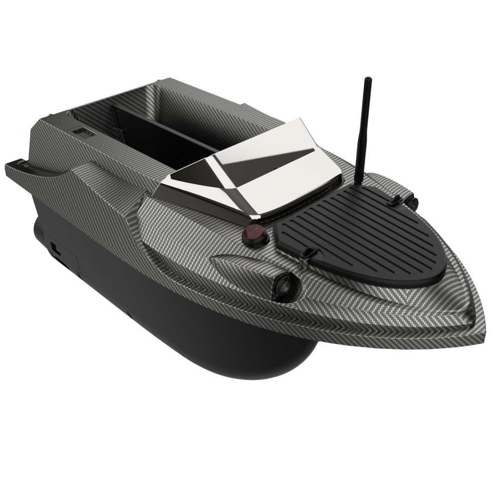 2025 Flytec V080 12V Motors Dual-Motor Strong Power Fishing Bait Boat GPS Fish Finder Sonar RC Carp Bait Boat Night Light