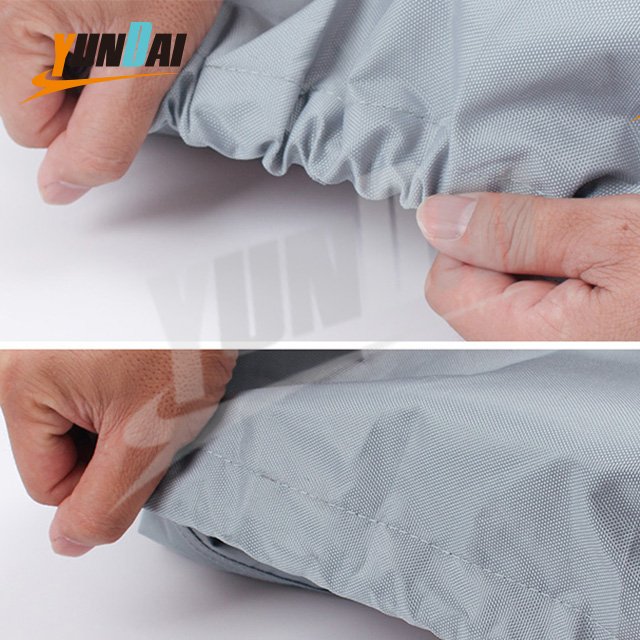 600D Half Outboard Heavy Duty Trailerable Boat Canvas Cover Marine Motor Engine Cover