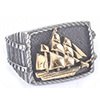 Wholesale Nordic Jewelry 316 Stainless Steel the Soul of the Viking Long Ship Anchor Sail Boat Rings for Men Women