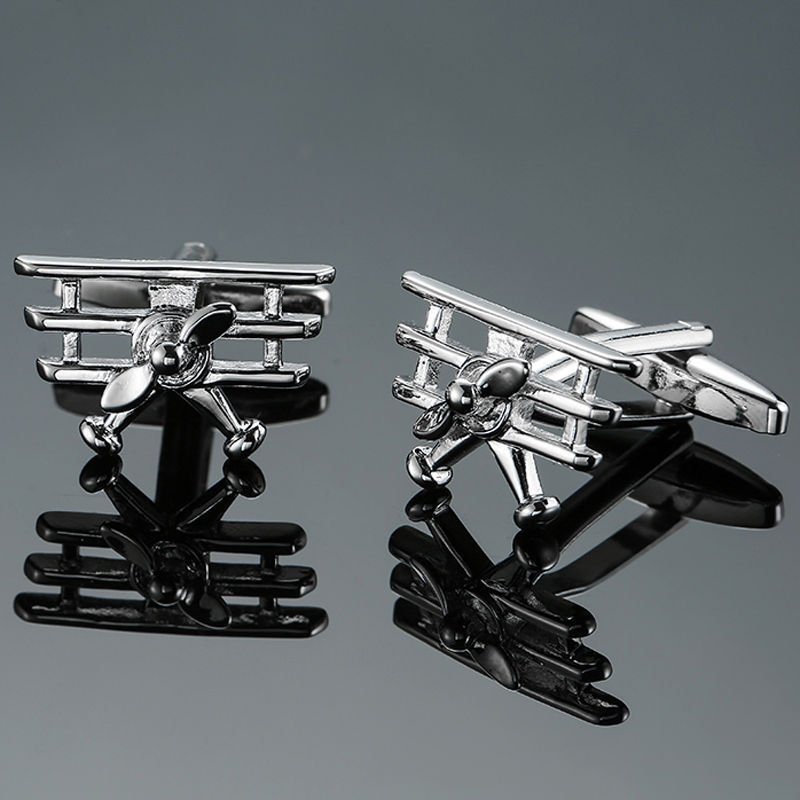 2023 New Arrival Navigation Cufflinks Pistol Bullet Aircraft Boat Anchor Rudder Cufflinks for Men Party