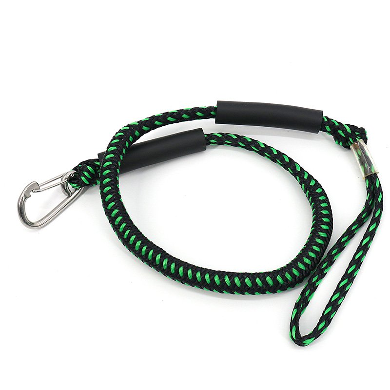 Custom High Elongation Double Braided Bungee Nylon Bungee Dock Line Mooring Rope