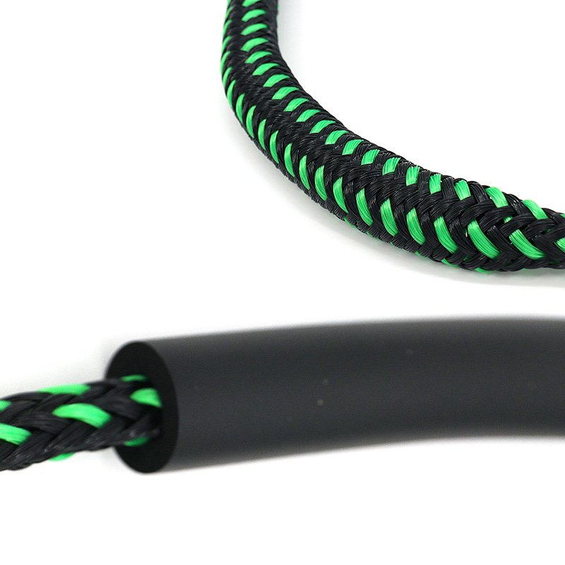 Custom High Elongation Double Braided Bungee Nylon Bungee Dock Line Mooring Rope