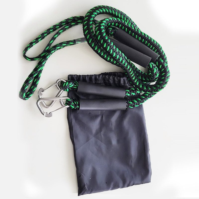 Custom High Elongation Double Braided Bungee Nylon Bungee Dock Line Mooring Rope