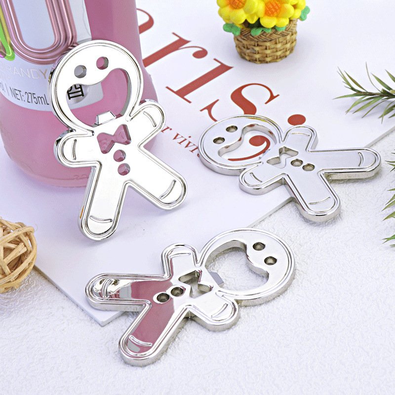 Bottle Opener Trendy Cute Cultural Creative Small Gift Supermarket bar Barbecue Shop Bottle Opener Souvenir Zinc Alloy