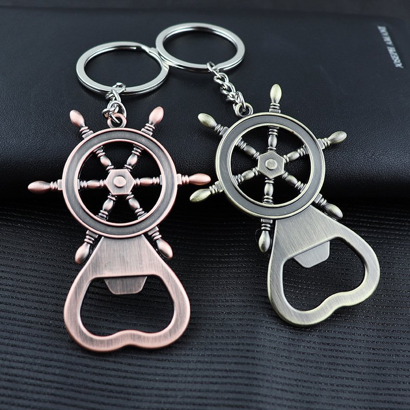 Bottle Opener Trendy Cute Cultural Creative Small Gift Supermarket bar Barbecue Shop Bottle Opener Souvenir Zinc Alloy