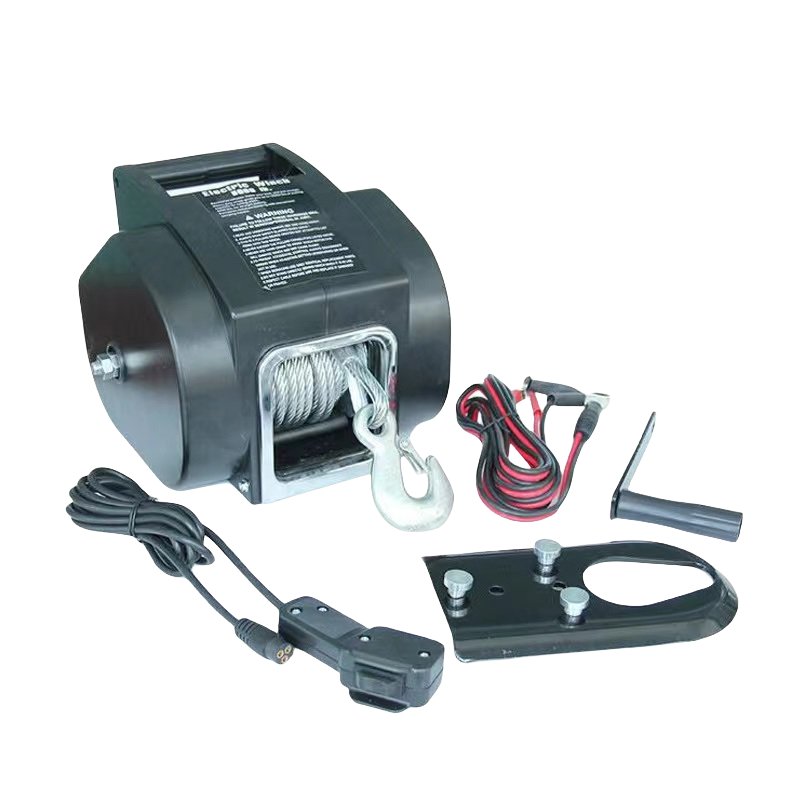 Portable 12v Electric Boat Winch for Pulling Boats, Stuck Vehicles and Other Heavy Items