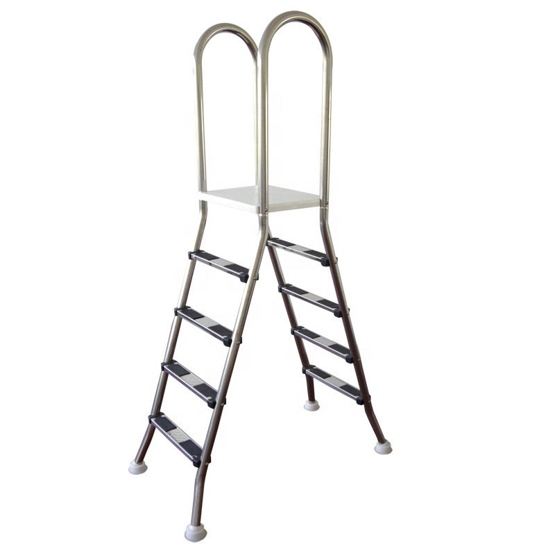 Manufacturer Supply Good Price 304 316 Stainless Steel 2 3 4 5 Steps Anti-slip Pool Ladder With Handrail Anchor Type