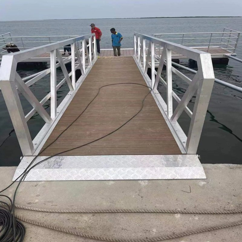 High Quality Aluminum Gangways Hot Selling Marine Floating Dock Dedicated Gangway