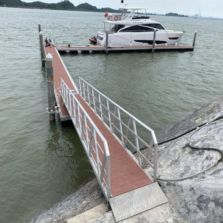 High Quality Aluminum Gangways Hot Selling Marine Floating Dock Dedicated Gangway
