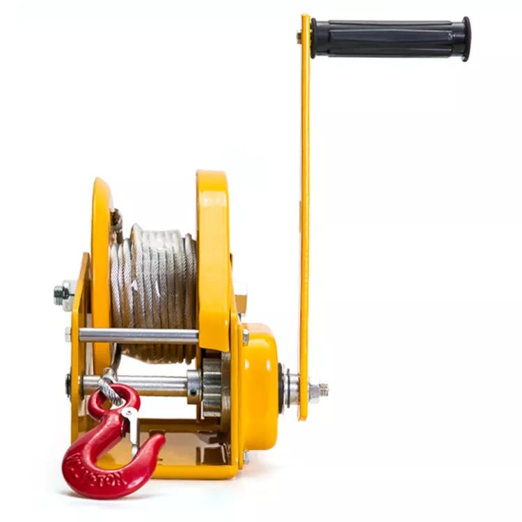 Heavy Duty Portable Manual Winch Wire Rope Hand Lifting Winch