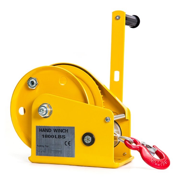 Heavy Duty Portable Manual Winch Wire Rope Hand Lifting Winch