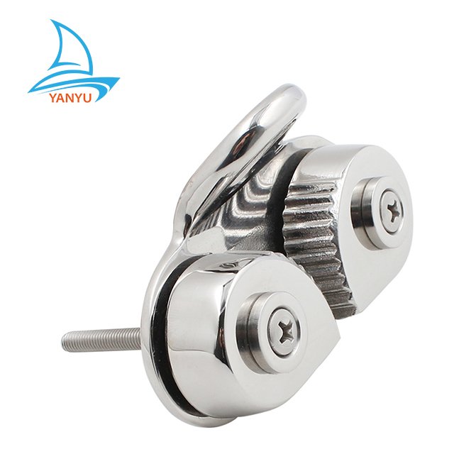 Yanyu 316 Marine Boat Hardware Leading Ring Fair Lead Stainless Steel Boat Cam Cleat Clip for Kayak Canoe Dinghy