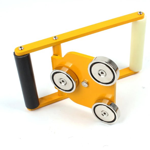 420kgs Marine Boat Fittings Fixed Pilot Ladder Yellow Anchoring Magnets