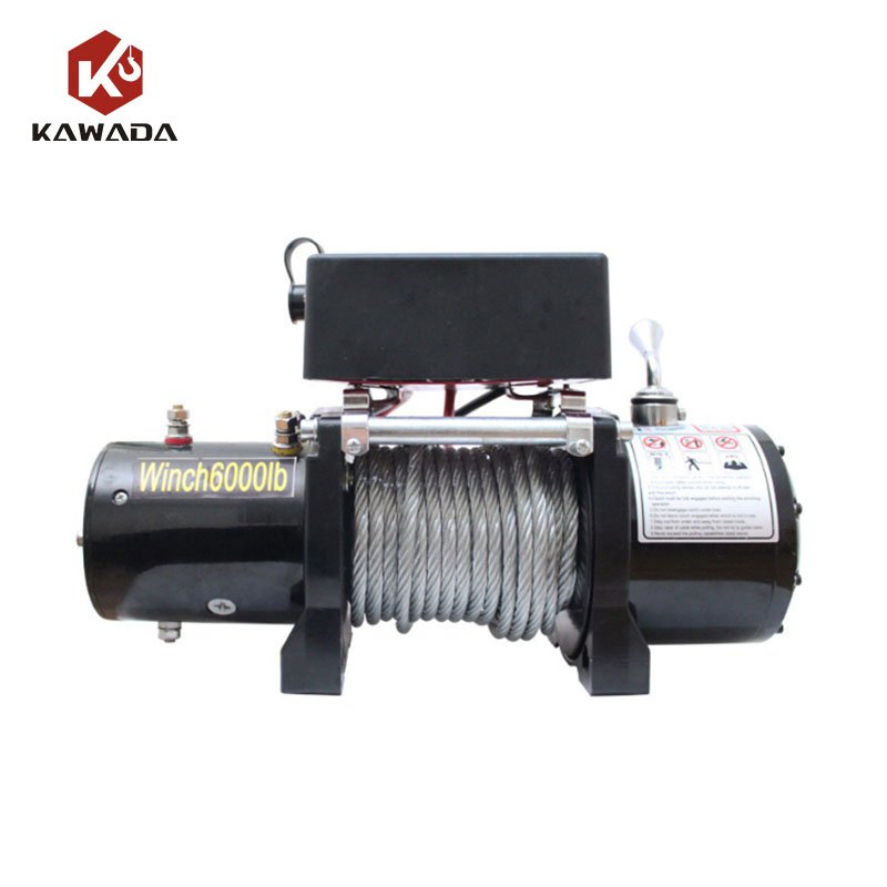 120v Electric Winch with Wireless Remote Electric Anchor Winch for Small Boats 12v-6000lbs-electric-winch Electric-winch-5-ton