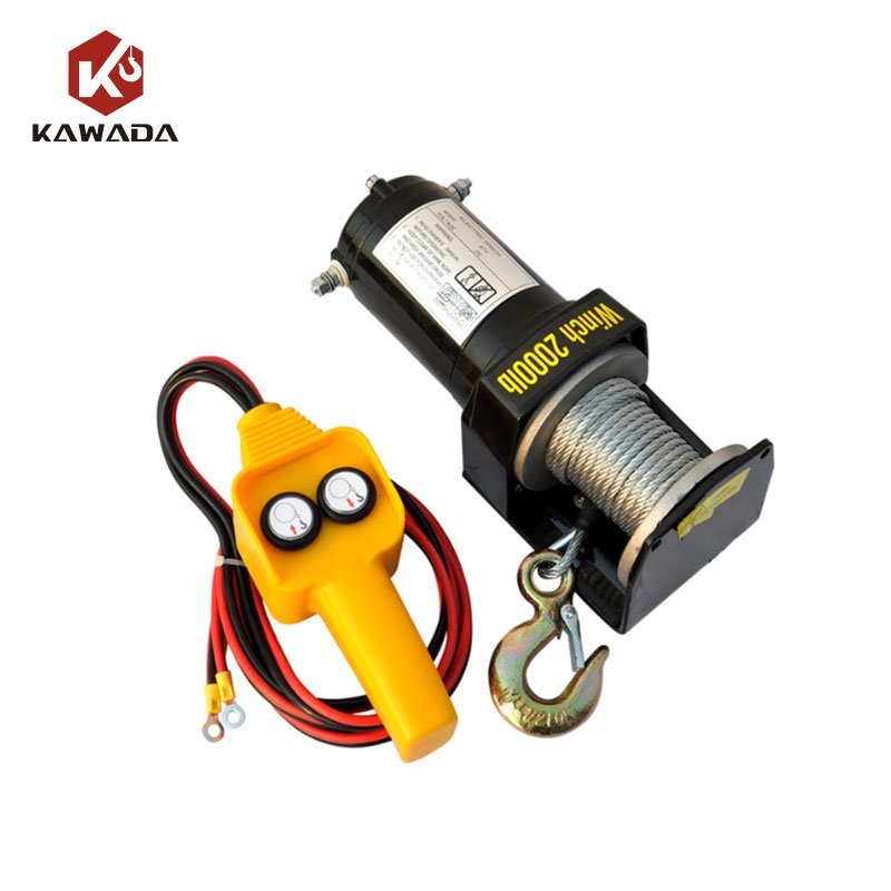 120v Electric Winch with Wireless Remote Electric Anchor Winch for Small Boats 12v-6000lbs-electric-winch Electric-winch-5-ton
