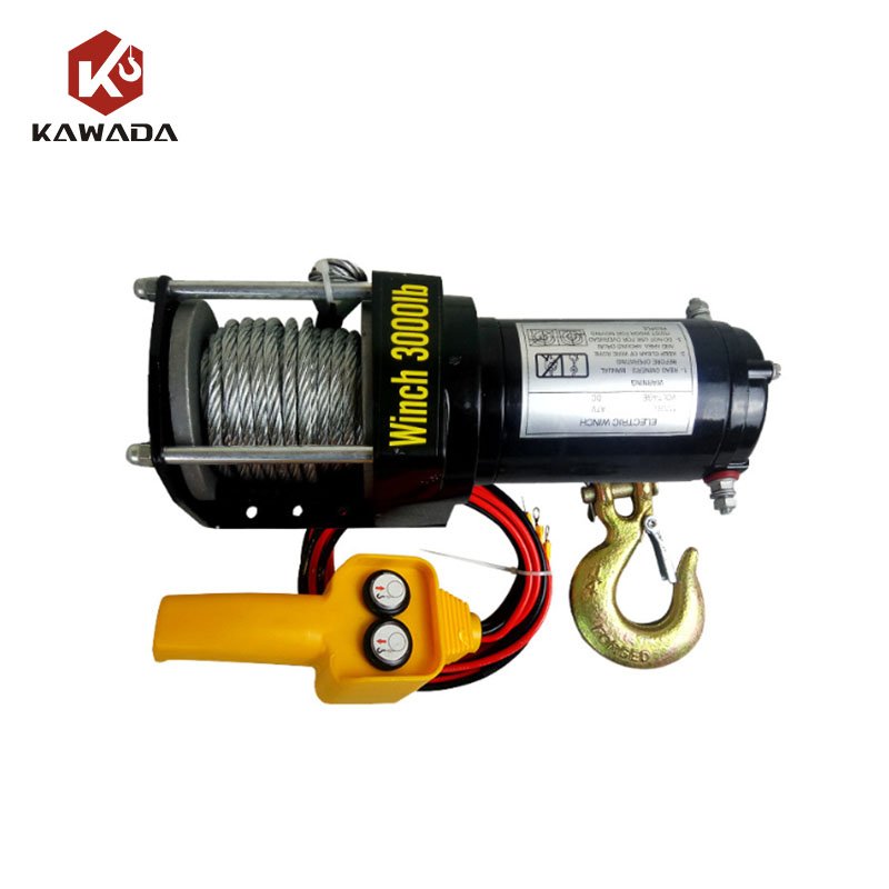 120v Electric Winch with Wireless Remote Electric Anchor Winch for Small Boats 12v-6000lbs-electric-winch Electric-winch-5-ton