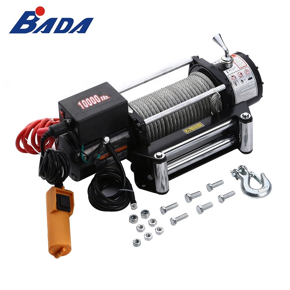 BADA Hot Sell 12V DC 10000lbs Standard Small Electric Boat Anchor Winch
