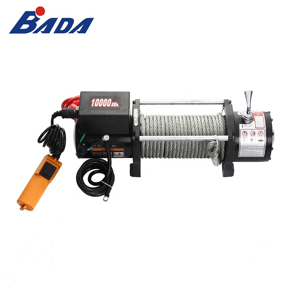 BADA Hot Sell 12V DC 10000lbs Standard Small Electric Boat Anchor Winch