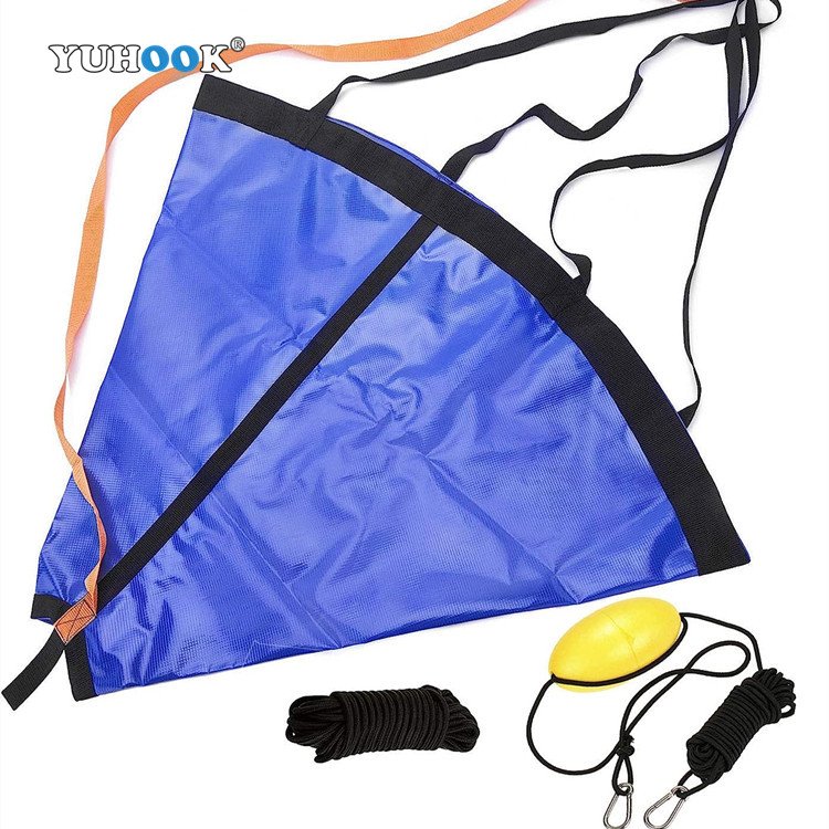 Sea Anchor Drogue for Fishing Boat Drift Sock with Dump Line Hardness Kayak Accessories