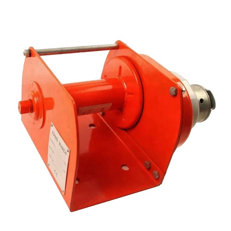 Warranty High-quality Hand Operated Winches Heavy Duty Type Hand Winch 0.5ton 1ton 2ton 3ton Manual Boat Winch