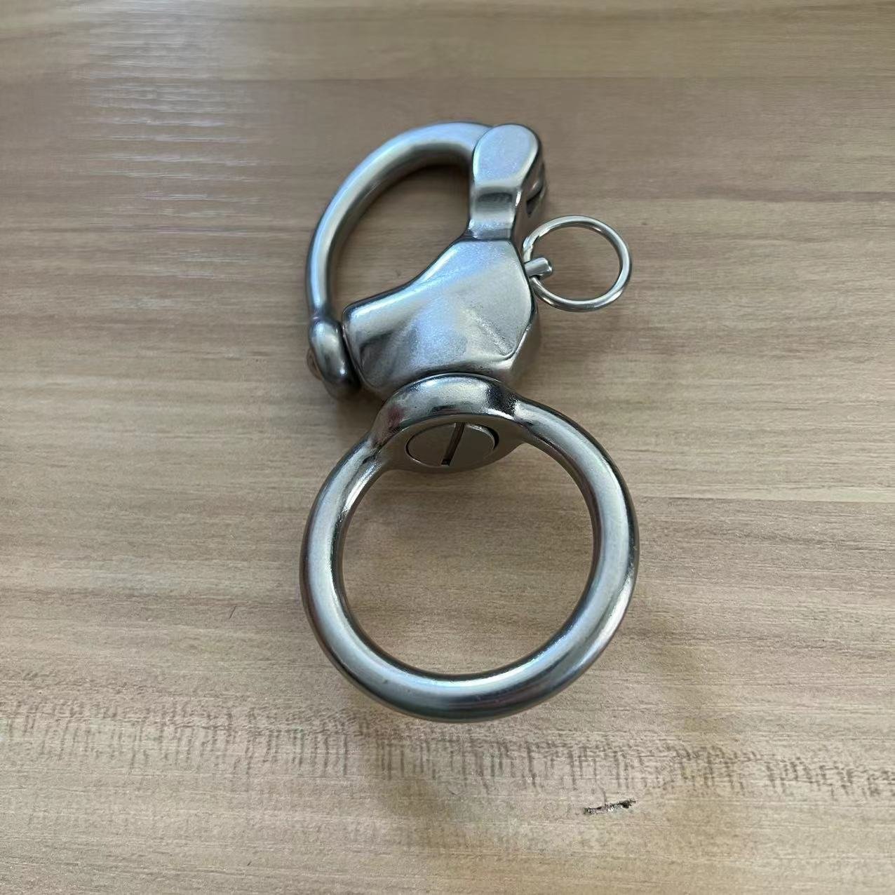 Mayitr 316 Stainless Steel Swivel Shackle for Marine Architectural Quick Release Boat Anchor Chain Eye Shackle Swivel Snap Hook