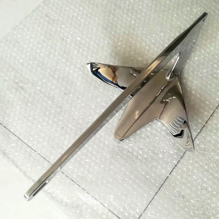 LARIN 22LB 316 Stainless Steel Boat Accessories High Polished Marine Boat Anchor Bruce Anchor for Sale