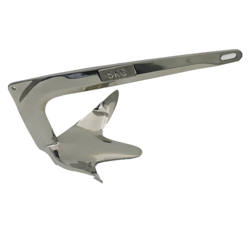 LARIN 22LB 316 Stainless Steel Boat Accessories High Polished Marine Boat Anchor Bruce Anchor for Sale