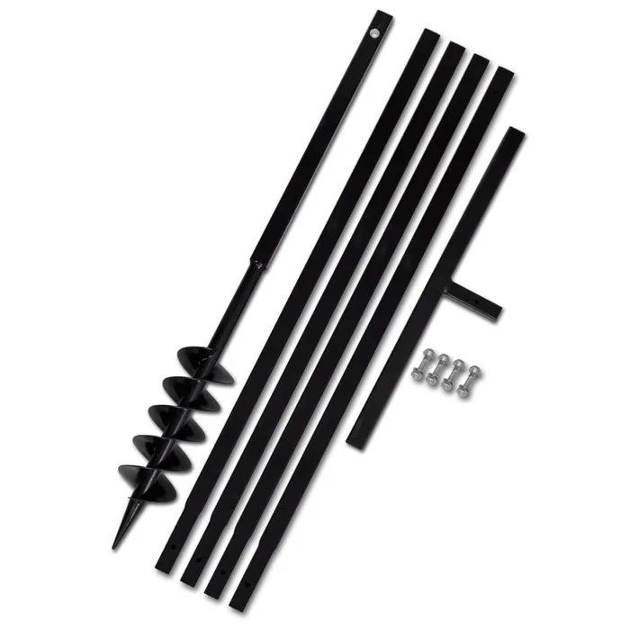 Earth Anchor for Holding the Boats New Style Latest Metal Anchor in New Look New Black Coated Metal Augur Anchor
