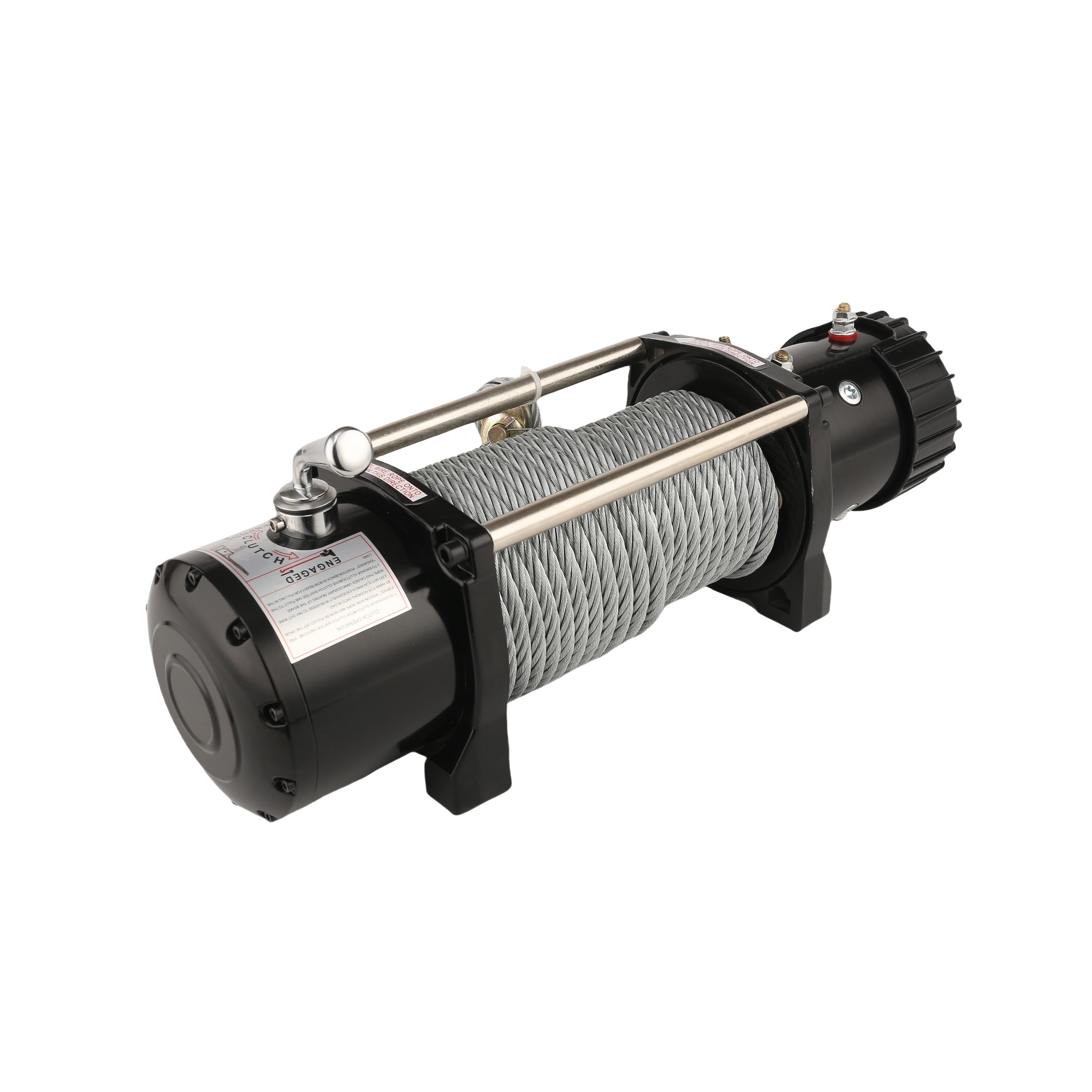 12V DC off Road Electric Car Winch Hoist 4X4 4WD SUV Auto Electric Winch 12000lbs with Steel Cable