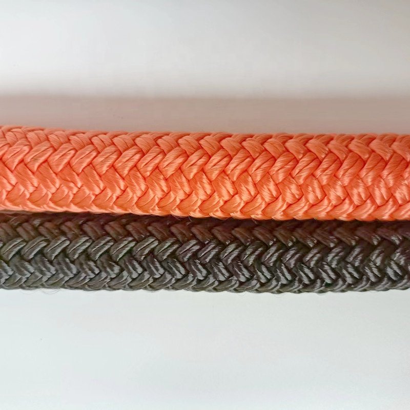 Sailing Rope Boat Parts Double Braided Rope Spliced on Both Ends Made of Nylon Polyester Used in Mooring Line Anchor Line Dock